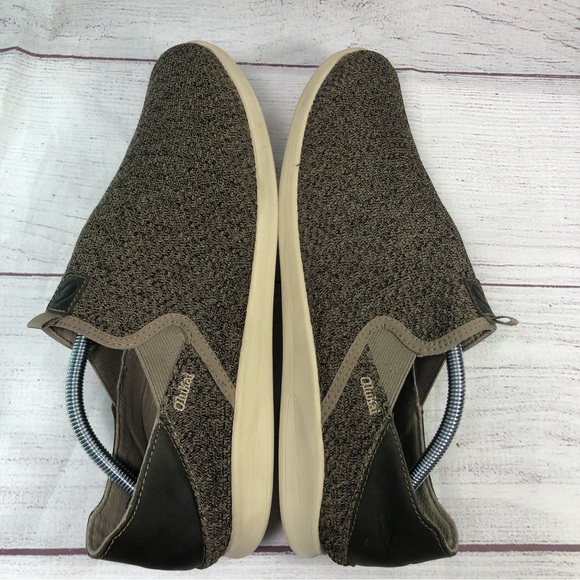 Olukai Alapa Men Size 11.5 Shoes Brown Mesh Drop-In Slip On - Picture 8 of 16